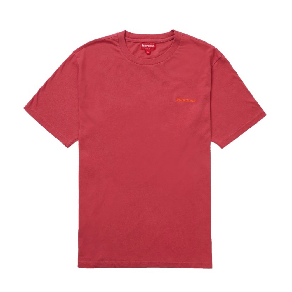 Supreme Washed S/S Tee Red - M